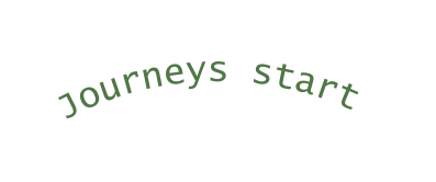 Journeys start